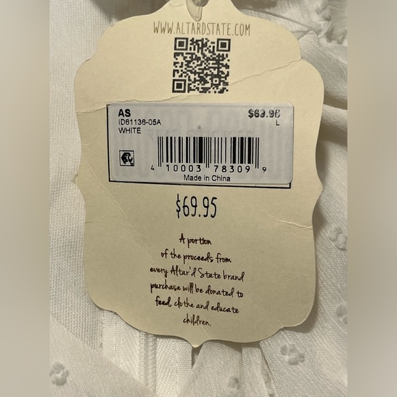 Altar’d State Swiss Dot Dress NWT - Picture 6 of 6